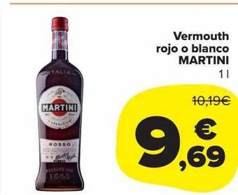 Carrefour Market Vermouth rojo o blanco martini oferta