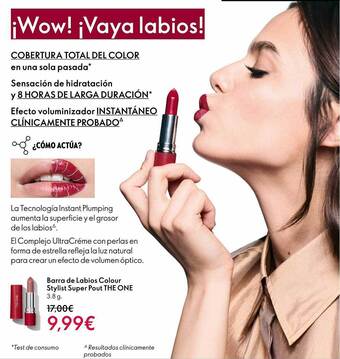Oriflame Barra de labios colour stylist super pout the one oferta