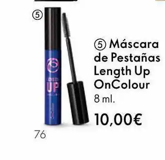 Máscara de pestanas length up oncolour