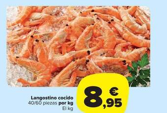 Carrefour Market Langostino cocido por kg oferta