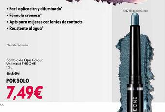 Oriflame Sombra de ojos colour unlimited the one oferta