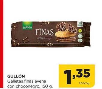 Alimerka Gullón galletas finas avena con choconegro oferta