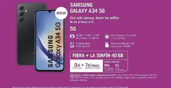 Yoigo Samsung galaxy a34 5g oferta