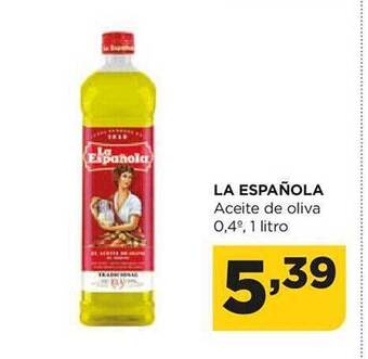 Alimerka La española aceite de oliva 0.4° oferta