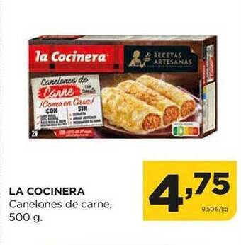 Alimerka La cocinera canelones de carne oferta