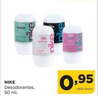 Alimerka Nike desodorantes oferta