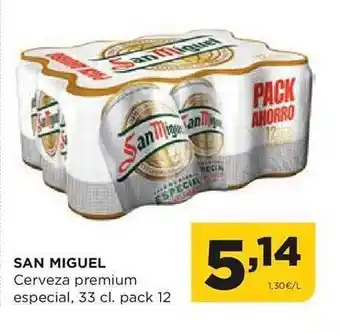 Alimerka San miguel cerveza premium especial oferta