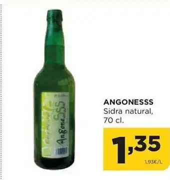 Alimerka Angonesss sidra natural oferta