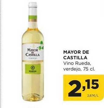 Alimerka Mayor de castilla vino rueda verdejo oferta