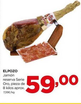 Alimerka Elpozo jamón reserva serie oro oferta