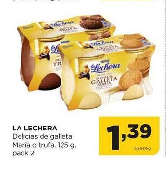 Alimerka La lechera delicias de galleta maria o trufa oferta
