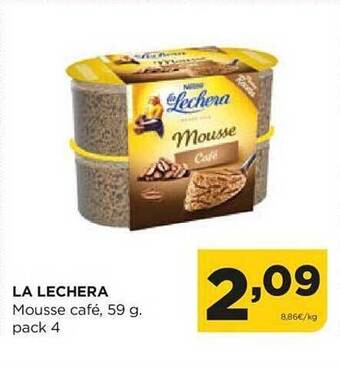 Alimerka La lechera mousse café oferta
