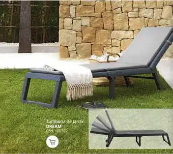 Conforama Tumbona de jardin dream oferta