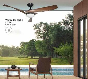 Conforama Ventilador techo luxe oferta