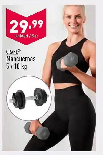ALDI Crane mancuernas 5 10 kg oferta