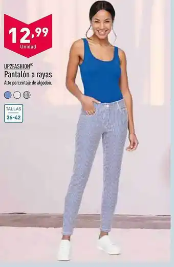 ALDI Up2fashion pantalón a rayas oferta
