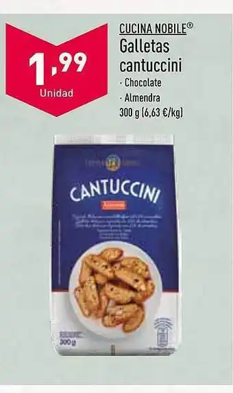 ALDI Cucina nobile galletas cantuccini oferta