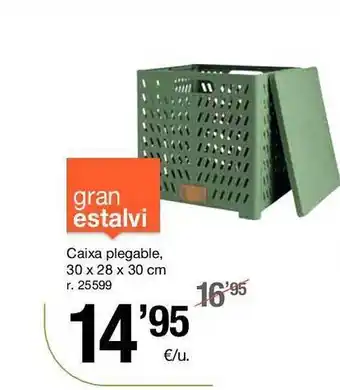 BonpreuEsclat Caixa plegable 30 x 28 x 30 cm oferta
