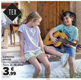 Carrefour Camiseta infantil oferta