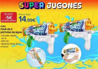 Costco Zuru pack de 2 pistolas de agua oferta