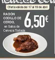 Masymas Ración codillo de cerdo oferta