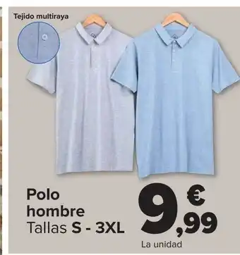 Carrefour Polo hombre oferta