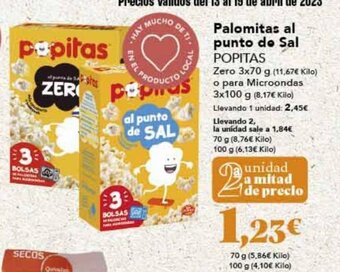 Gadis Palomitas al Punto de Sal Popitas oferta