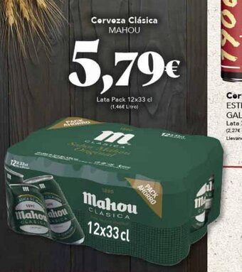 Gadis Cerveza Clásica Mahou oferta