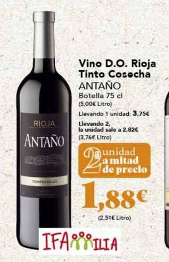Gadis Vino D.O. Rioja Tinto Cosecha Antaño oferta