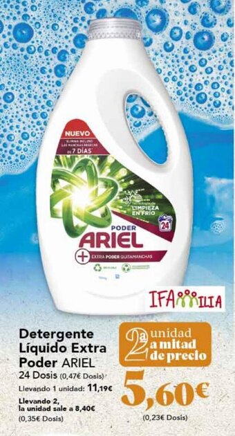 Gadis Detergente Líquido Extra Poder Ariel oferta