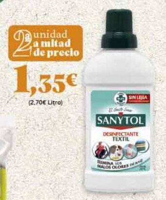 Gadis Desinfectante Textil Líquido Sanytol oferta