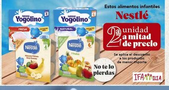Gadis Estos Alimentos Infantiles Nestlé oferta
