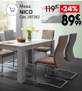 Conforama Mesa Nico oferta