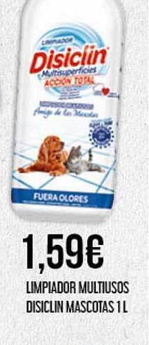 Claudio Limpiador multiusos disiclin mascotas 1l oferta