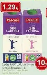 Supermercados Bip Bip Leche pascual sin lactosa oferta