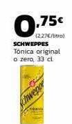 Supermercados Lupa Schweppes tónica original o zero oferta