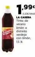 Supermercados Lupa La casera tinto de verano limón o distinto verdejo oferta