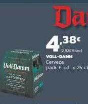 Supermercados Lupa Voll-damm cerveza oferta