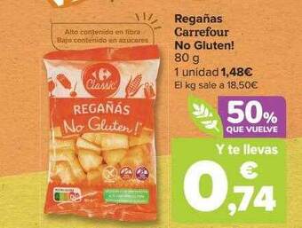 Carrefour Regañas carrefour no gluten! oferta