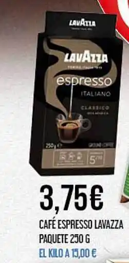 Claudio Café espresso lavazza paquete 250 g oferta