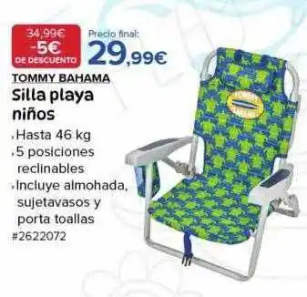 Costco Silla playa niños tommy bahama oferta