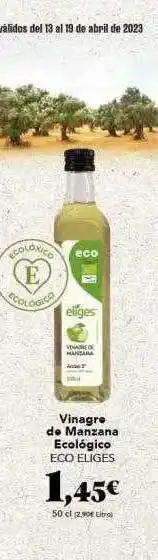 Gadis Vinagre de manzana ecológioc eco eliges oferta