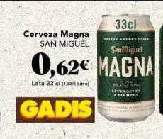 Gadis Cerveza magna san miguel oferta