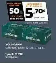 Supermercados Lupa Voll-damm oferta