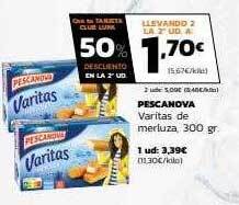 Supermercados Lupa Pescanova varitas de merluza oferta