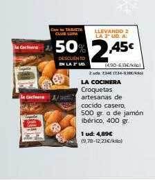 Supermercados Lupa La cocinera croquetas artesanas de cocido casero oferta