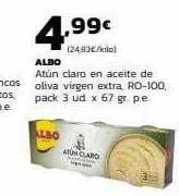 Supermercados Lupa Albo atún claro en aceite de oliva virgen extra oferta