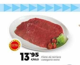 Supermercados Lupa Filete de ternera categoria extra oferta