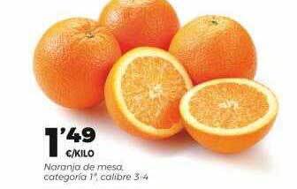 Supermercados Lupa Naranja de mesa oferta
