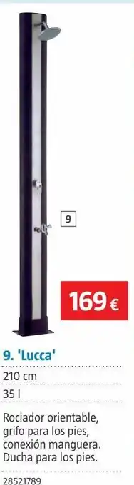 Bauhaus Ducha solar lucca 35l al210 oferta